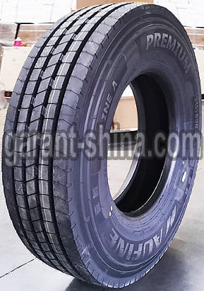 Aufine Premium Line A (рулевая) 315/80 R22.5 160/157J 22PR - Фото реальной шины